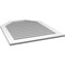 Ekena Millwork Octagonal Top Surface Mount PVC Gable Vent: Functional, w/ 3-1/2"W x 1"P Standard Frame, 34"W x 42"H GVPOT34X4201SF - alternate 2
